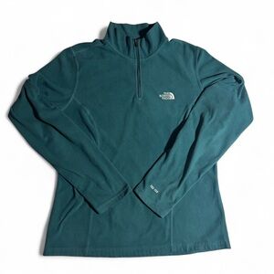 THE NORTH FACE WOMENS TKA 100 QUARTER ZIP ACTIVE FLEECE LONG SLEEVE SWEATER